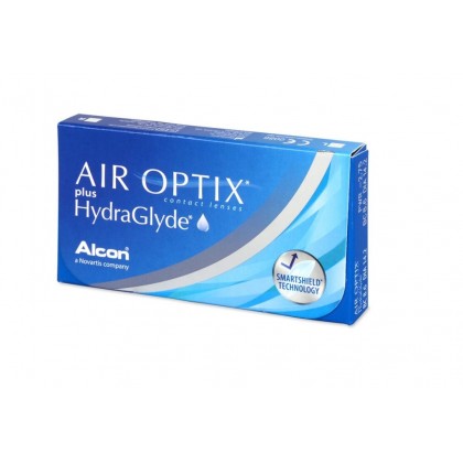 Μηνιαίοι Φακοί Επαφής Alcon Air Optix Plus Hydraglyde (3 Φακοί) 