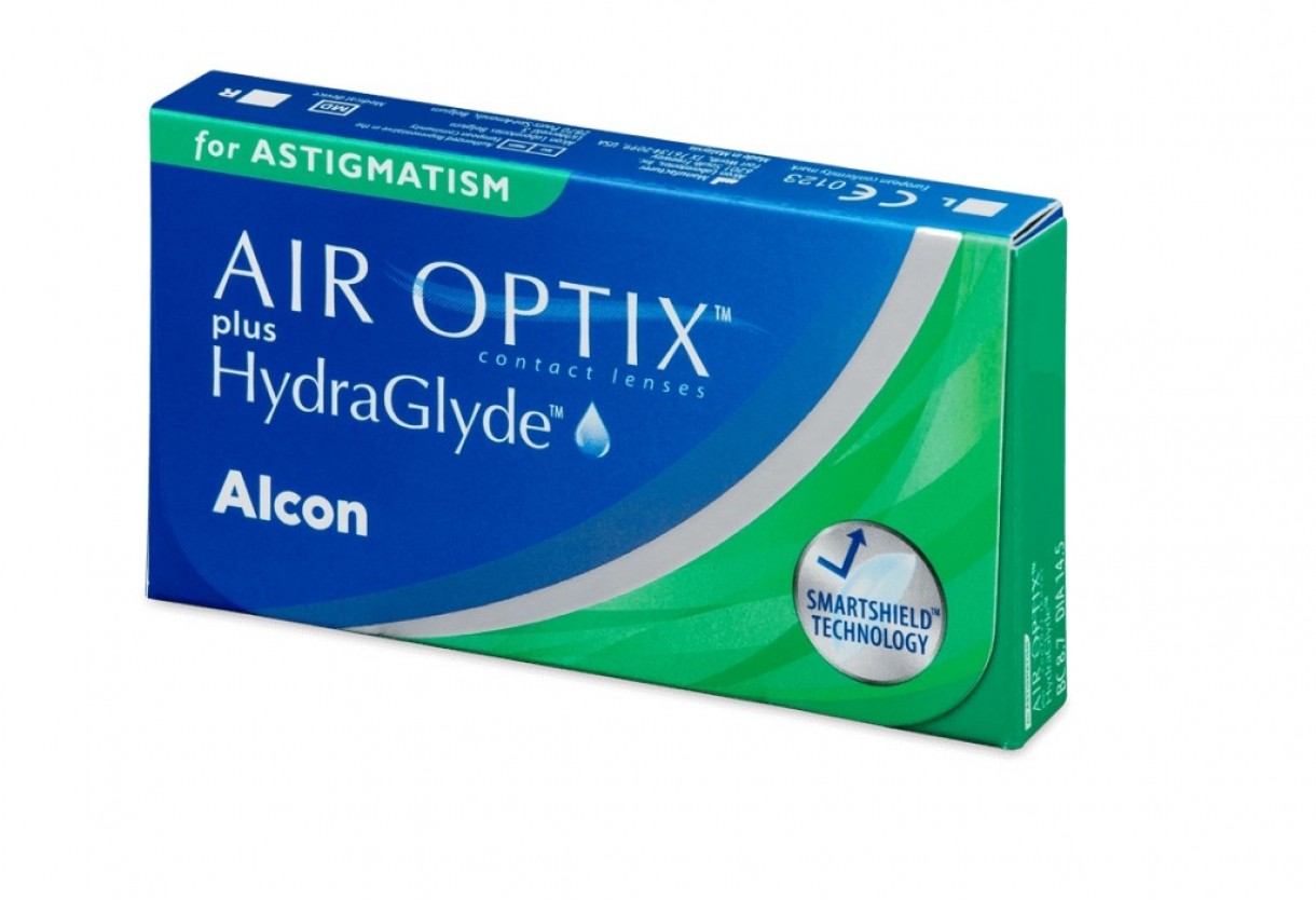 Αστιγματικοί Μηνιαίοι Φακοί Επαφής Alcon Air Optix HydraGlyde Astigmatism (3 Φακοί)