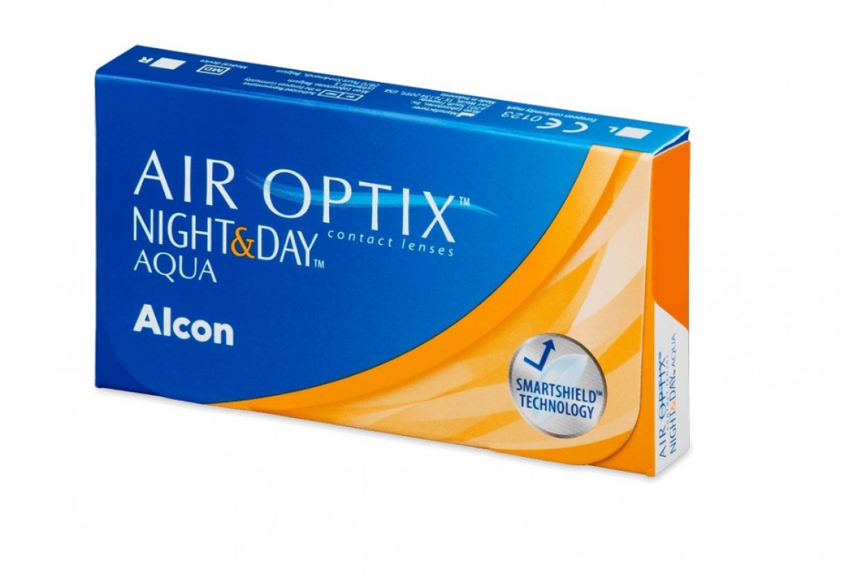 Μηνιαίοι Φακοί Επαφής Alcon Air Optix Aqua Night & Day (6 Φακοί)