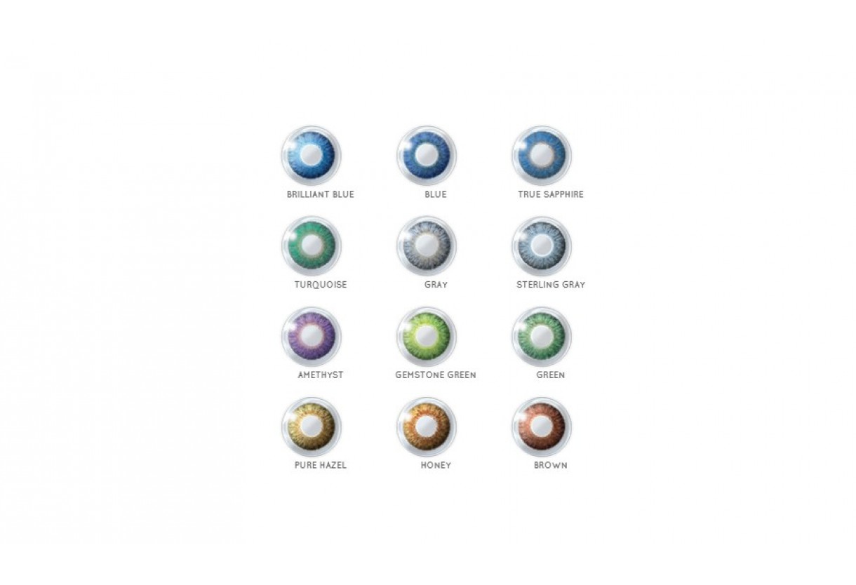 Montly Disposable Colour contact lenses Alcon Air Optix Colours ( 2 Lenses )