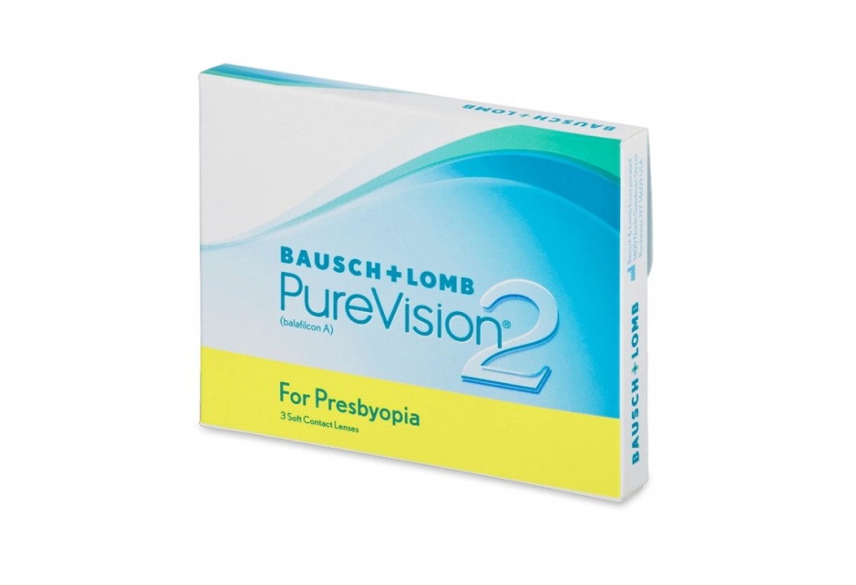 Monthly Disposable Multyfocal contact lenses Bausch & Lomb Purevision 2 for presbyopia ( 3 Lenses )