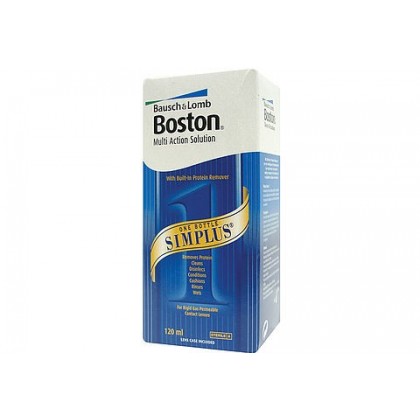 Υγρό Ημίσκληρων Φακών Επαφής Bausch & Lomb Boston Simplus multi action solution 120ml