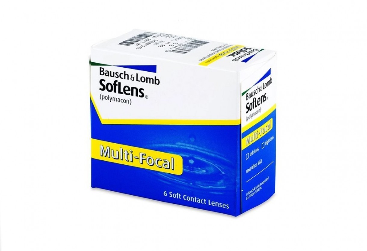 Monthly Disposable Multyfocal contact lenses Bausch & Lomb Soflens Multifocal ( 6 Lenses )