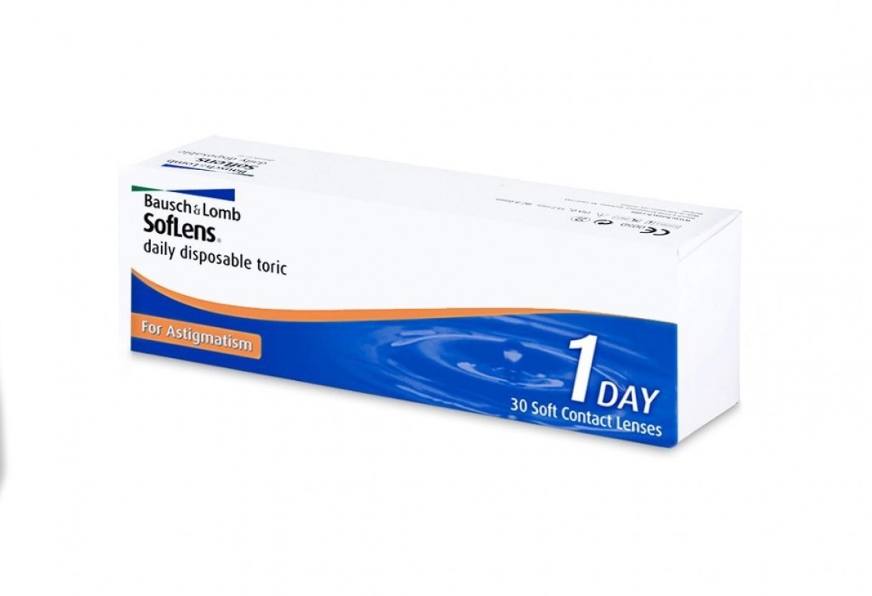 Ημερήσιοι Αστιγματικοί Φακοί Επαφής Bausch & Lomb Soflens Daily Toric (30 Φακοί)