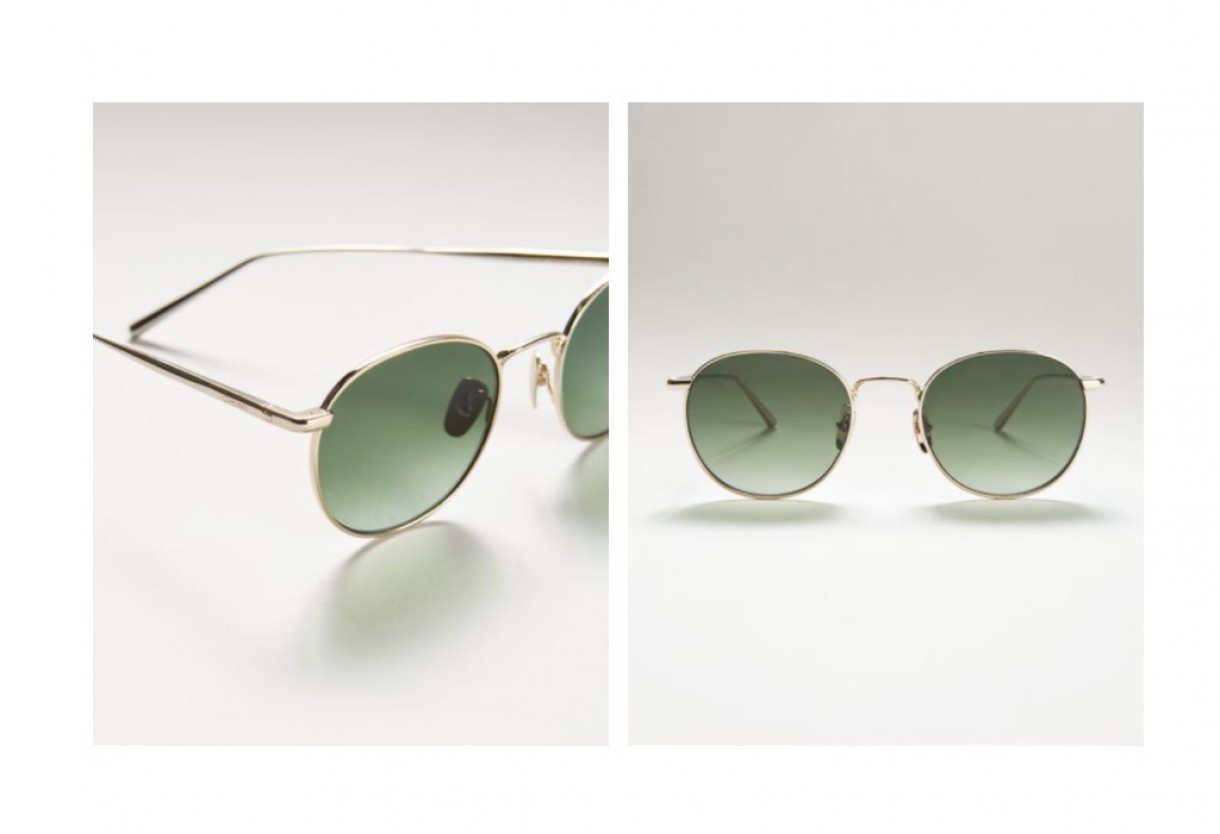 Sunglasses Chimi Steel Round Green