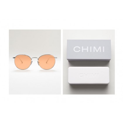 Sunglasses Chimi Steel Round Orange