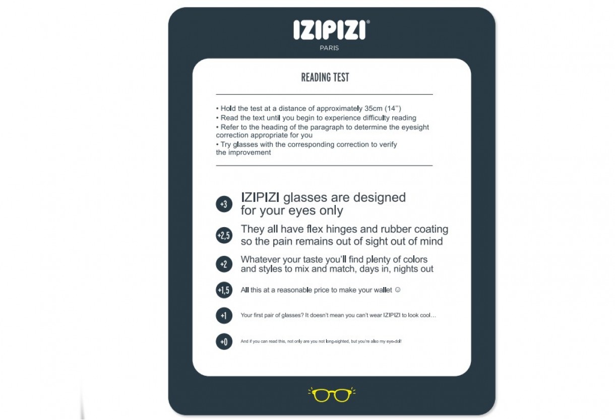 Reading eyeglasses Izipizi A