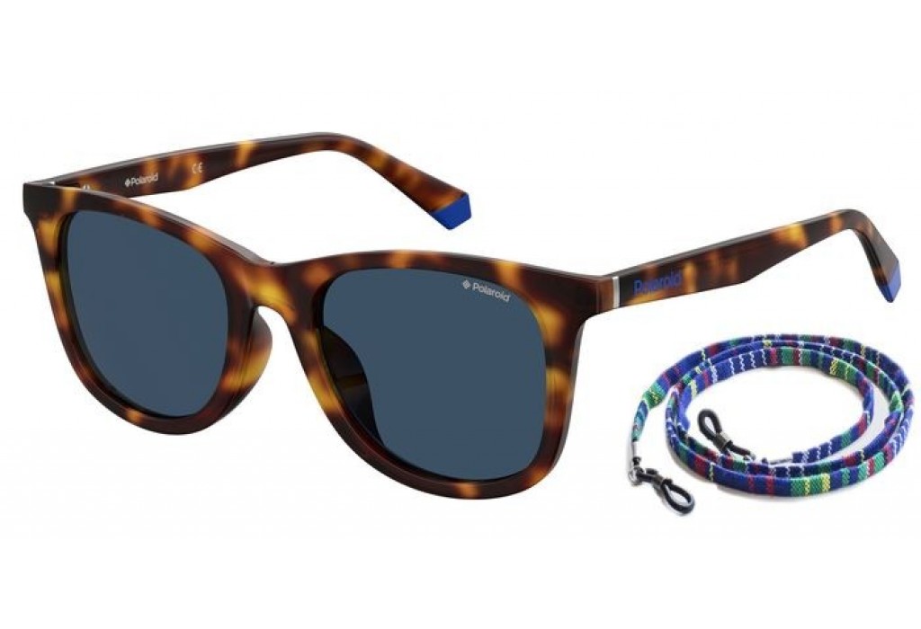 Sunglasses Polaroid PLD 6112/F/S Cool Polarized + Free Cord -  PLD6112/F/S/IPRC3/5321/140