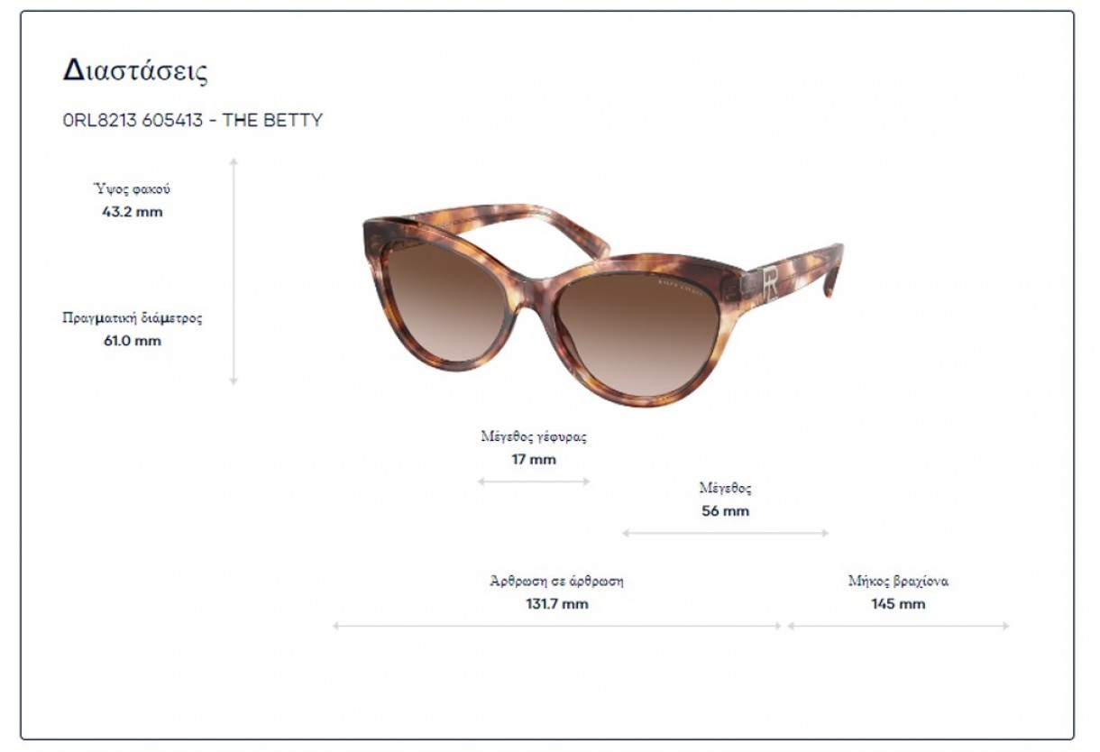 Sunglasses Ralph Lauren RL 8213 The Betty