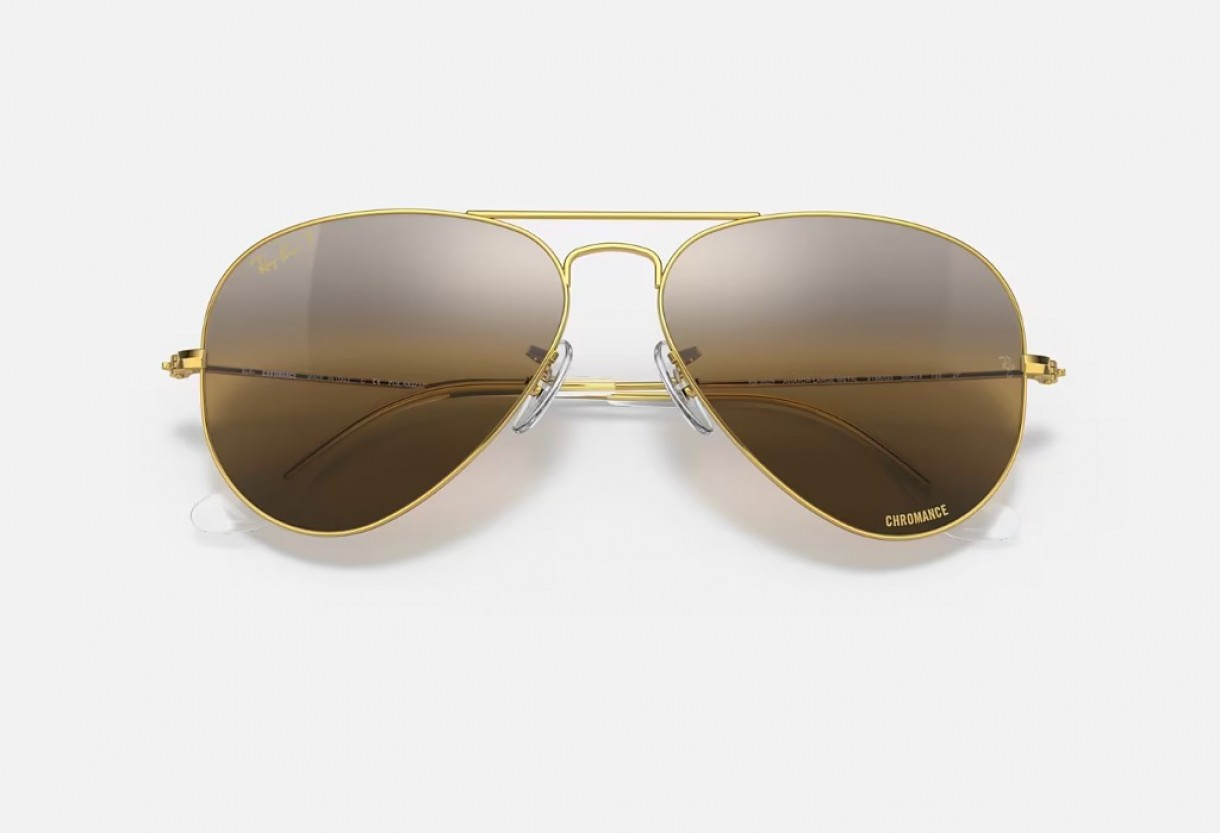 Γυαλιά ηλίου Ray Ban RB 3025 Aviator Large Metal Polarized Chromance