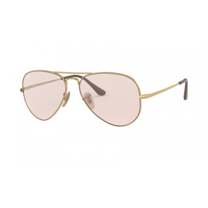 Sunglasses Ray Ban RB 3689 Aviator Metal II Photochomic