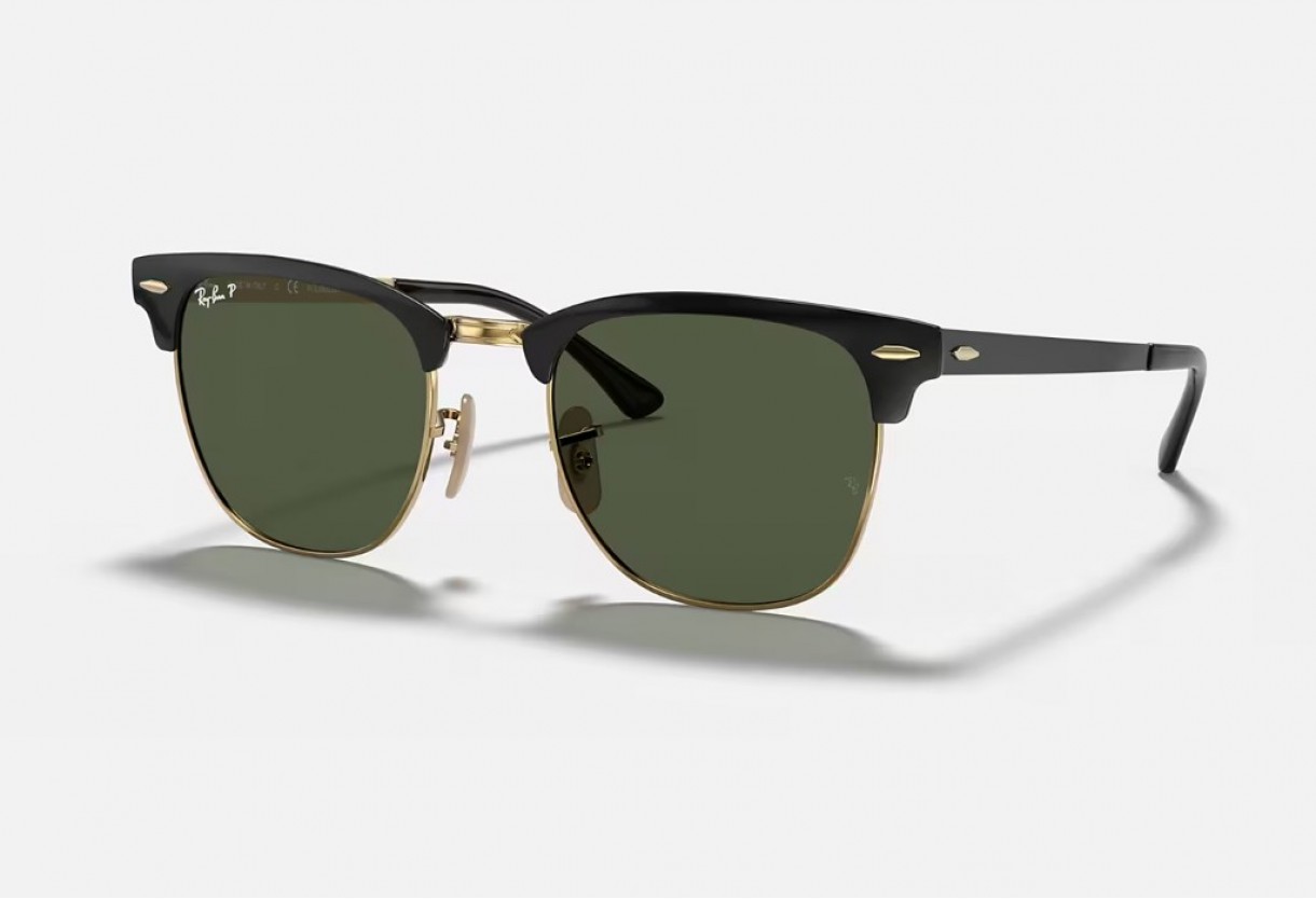 Sunglasses Ray Ban RB 3716 Clubmaster Metal Polarized