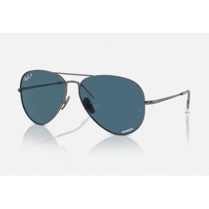 Γυαλιά ηλίου Ray Ban RB 8089  Aviator Titanium  Polarized Chromance